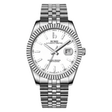 BUREI Men's Luxury Automatic Watch Fashion Waterproof Mechanical Watch, Adjustable Stainless Steel Two Tone Strap,Gift for Men