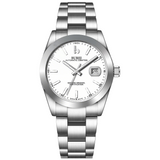 BUREI Men's Luxury Automatic Watch Fashion Waterproof Mechanical Watch, Adjustable Stainless Steel Two Tone Strap,Gift for Men