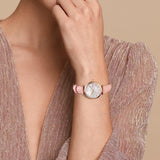 BUREI Women's Black Leather Strap Watch Fashion Simple Analog Quartz Waterproof Watches for Women Three Hands,Gift for her