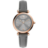 BUREI Women's Black Leather Strap Watch Fashion Simple Analog Quartz Waterproof Watches for Women Three Hands,Gift for her