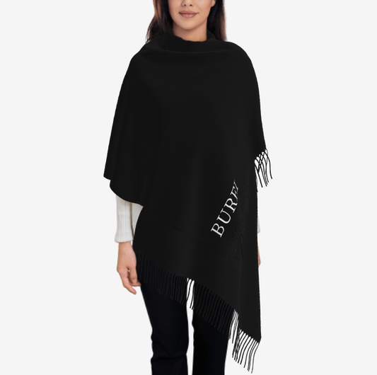 BUREI Women Pashmina Scarf,Evening Wedding Party Shawl Accessories Gift for Bridal