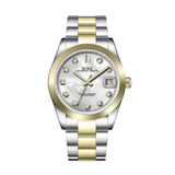 BUREI Men's Luxury Automatic Watch Fashion Waterproof Mechanical Watch, Adjustable Stainless Steel Two Tone Strap,Gift for Men