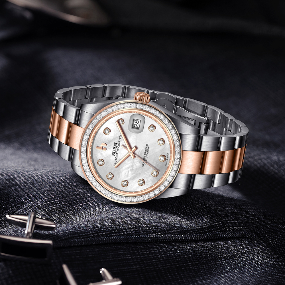 BUREI Luxury Automatic Watch 36mm