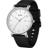 BUREI Men Watches Fashion Minimalist Analog Calendar Quartz Waterproof Watches for Men Women Student.