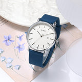 BUREI Men Watches Fashion Minimalist Analog Calendar Quartz Waterproof Watches for Men Women Student.