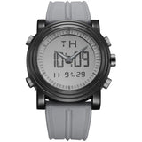 BUREI Mens Analog Digital Sport Watches with Alarm Stopwatch LED Backlight and Rubber Strap