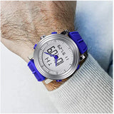 BUREI Mens Analog Digital Sport Watches with Alarm Stopwatch LED Backlight and Rubber Strap