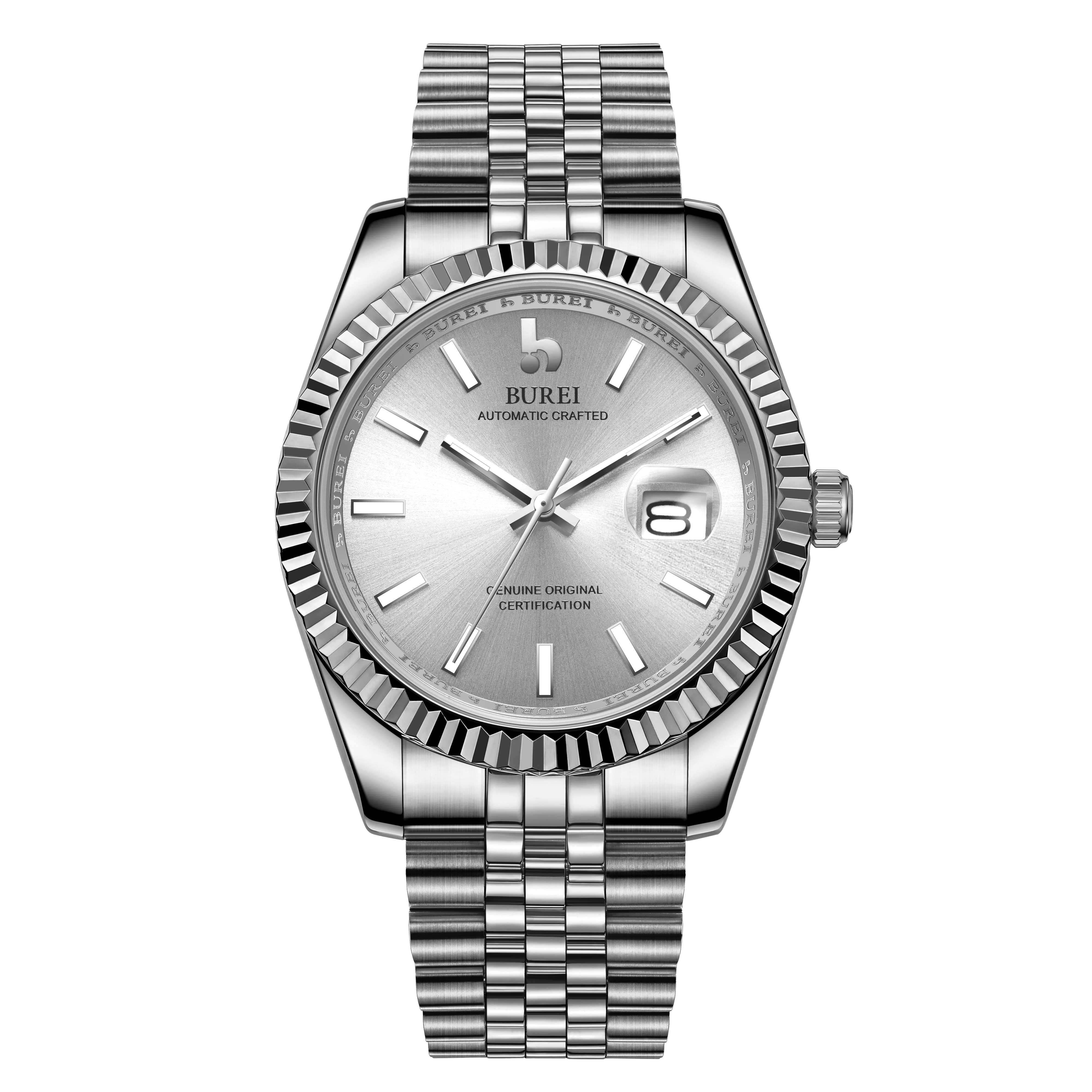 Orologio da Polso Uomo Ragazzo Swidu Classico Cinturino Acciaio Fondo Azzurro eB Orologio da Polso Uomo Ragazzo Swidu Classico Cinturino Acciaio Fondo Azzurro eB