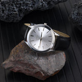BUREI Men Watches Fashion Business Analog Stainless Steel Quartz Waterproof Watches for Men,Gifts for Men