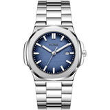 BUREI Men's Watch Business Quartz Men's Luxury Watch Stainless Steel Waterproof Watch Fashion Casual Watches for Men