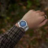 BUREI Men's Watch Business Quartz Men's Luxury Watch Stainless Steel Waterproof Watch Fashion Casual Watches for Men