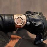 BUREI Men's Watch Business Quartz Men's Luxury Watch Stainless Steel Waterproof Watch Fashion Casual Watches for Men