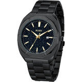 BUREI Fashion Quartz Watch for Men Watch Analog Date Watch with Stainless Steel Band Waterproof Classic Watches for Men