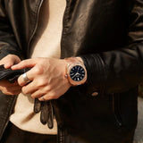 BUREI Fashion Quartz Watch for Men Watch Analog Date Watch with Stainless Steel Band Waterproof Classic Watches for Men