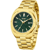 BUREI Fashion Quartz Watch for Men Watch Analog Date Watch with Stainless Steel Band Waterproof Classic Watches for Men