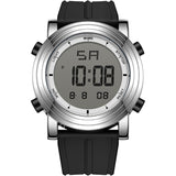 BUREI Digital Herren Uhren Sport Outdoor Armbanduhr Silikon Herren mit Wecker/Kalender/Stoppuhr/LED-Hintergrundbeleuchtung