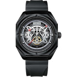 BUREI Men Wrist Watches Fashion Analog Waterproof Rubber Strap Watches for Men