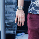 BUREI Men Wrist Watches Fashion Analog Waterproof Rubber Strap Watches for Men