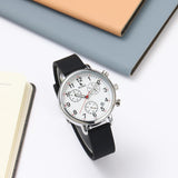 BUREI Womens Nurse Watches, Easy to Read Precision Watches for Medical Professionals, Silicone Comfort,Waterproof, Night Light, Stopwatch Multifunctional Time Clocks
