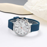 BUREI Womens Nurse Watches, Easy to Read Precision Watches for Medical Professionals, Silicone Comfort,Waterproof, Night Light, Stopwatch Multifunctional Time Clocks