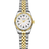 BUREI Women's Wrist Watch Easy Read Dial, 24 Hour with Second Hand,Nurse Watch for Women with Stainless Steel Band.