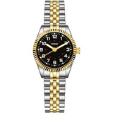 BUREI Women's Wrist Watch Easy Read Dial, 24 Hour with Second Hand,Nurse Watch for Women with Stainless Steel Band.