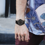 BUREI Men Watches Fashion Analog Stainless Steel Quartz Waterproof Watches for Men