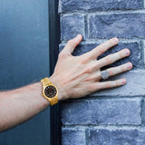 BUREI Men Watches Fashion Analog Stainless Steel Quartz Waterproof Watches for Men