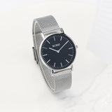 BUREI Womens Watch Fashion Gold Small Ladies Watch Stainless Steel Mesh Bracelet Watch Analog Quartz Waterproof Watches Dainty Silver Wrist Watches for Women
