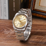 BUREI Men's Stainless Steel Fashion Watch Japan Movement Quartz Wristwatches for Men 41mm Luxury Round Watch