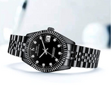 BUREI Men's Luxury Automatic Watch Two Tones Stainless Steel Dress Wrist Watches Self-Winding