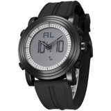 BUREI Mens Analog Digital Sport Watches with Alarm Stopwatch LED Backlight and Rubber Strap