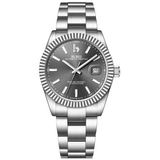 BUREI Men's Luxury Automatic Watch Fashion Waterproof Mechanical Watch, Adjustable Stainless Steel Two Tone Strap,Gift for Men