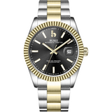 BUREI Men's Luxury Automatic Watch Fashion Waterproof Mechanical Watch, Adjustable Stainless Steel Two Tone Strap,Gift for Men