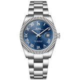 BUREI Men's Luxury Automatic Watch Fashion Waterproof Mechanical Watch, Adjustable Stainless Steel Two Tone Strap,Gift for Men