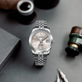 BUREI Men's Luxury Automatic Watch Fashion Waterproof Mechanical Watch, Adjustable Stainless Steel Two Tone Strap,Gift for Men
