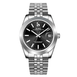 BUREI Men's Luxury Automatic Watch Fashion Waterproof Mechanical Watch, Adjustable Stainless Steel Two Tone Strap,Gift for Men