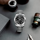 BUREI Men's Luxury Automatic Watch Fashion Waterproof Mechanical Watch, Adjustable Stainless Steel Two Tone Strap,Gift for Men