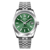 BUREI Men's Luxury Automatic Watch Fashion Waterproof Mechanical Watch, Adjustable Stainless Steel Two Tone Strap,Gift for Men