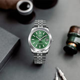 BUREI Men's Luxury Automatic Watch Fashion Waterproof Mechanical Watch, Adjustable Stainless Steel Two Tone Strap,Gift for Men