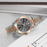 BUREI Men's Luxury Automatic Watch Fashion Waterproof Mechanical Watch, Adjustable Stainless Steel Two Tone Strap,Gift for Men