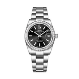 BUREI Men's Luxury Automatic Watch Fashion Waterproof Mechanical Watch, Adjustable Stainless Steel Two Tone Strap,Gift for Men