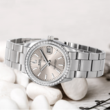 BUREI Men's Luxury Automatic Watch Fashion Waterproof Mechanical Watch, Adjustable Stainless Steel Two Tone Strap,Gift for Men