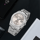 BUREI Men's Luxury Automatic Watch Fashion Waterproof Mechanical Watch, Adjustable Stainless Steel Two Tone Strap,Gift for Men