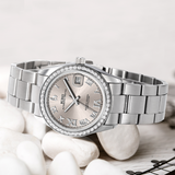 BUREI Men's Luxury Automatic Watch Fashion Waterproof Mechanical Watch, Adjustable Stainless Steel Two Tone Strap,Gift for Men