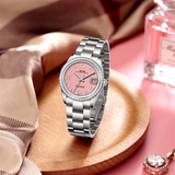 BUREI Luxury Automatic Watch 36mm, Fashion Waterproof Mechanical Watch, Adjustable Stainless Steel Two Tone Strap