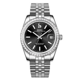 BUREI Men's Luxury Automatic Watch Fashion Waterproof Mechanical Watch, Adjustable Stainless Steel Two Tone Strap,Gift for Men