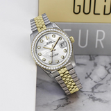 BUREI Men's Luxury Automatic Watch Fashion Waterproof Mechanical Watch, Adjustable Stainless Steel Two Tone Strap,Gift for Men