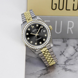 BUREI Men's Luxury Automatic Watch Fashion Waterproof Mechanical Watch, Adjustable Stainless Steel Two Tone Strap,Gift for Men