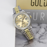BUREI Men's Luxury Automatic Watch Fashion Waterproof Mechanical Watch, Adjustable Stainless Steel Two Tone Strap,Gift for Men
